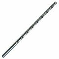 Champion Cutting Tool 21/32in - 1200 Longboy Drill, Straight Shank, 118 deg, HSS, 9in Flute Len, 12in OAL, Bright Finish CHA 1200-21/32